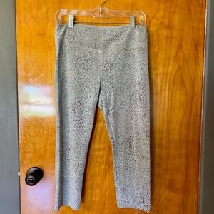 Fabletics gray Burnout capri